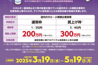 北海道「デジタル技術導入補助金（2025年度）」募集